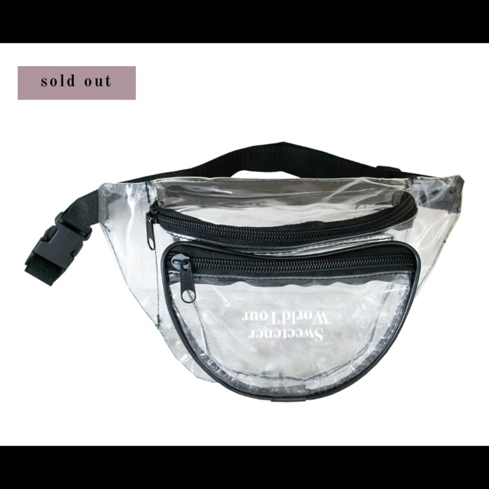Ariana Grande clear fanny pack
